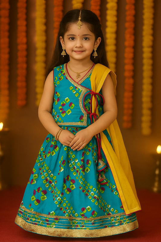 Girl's Lehenga Top In Wholesale