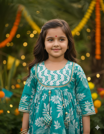 Girl's Peplum Sharara In wholesale