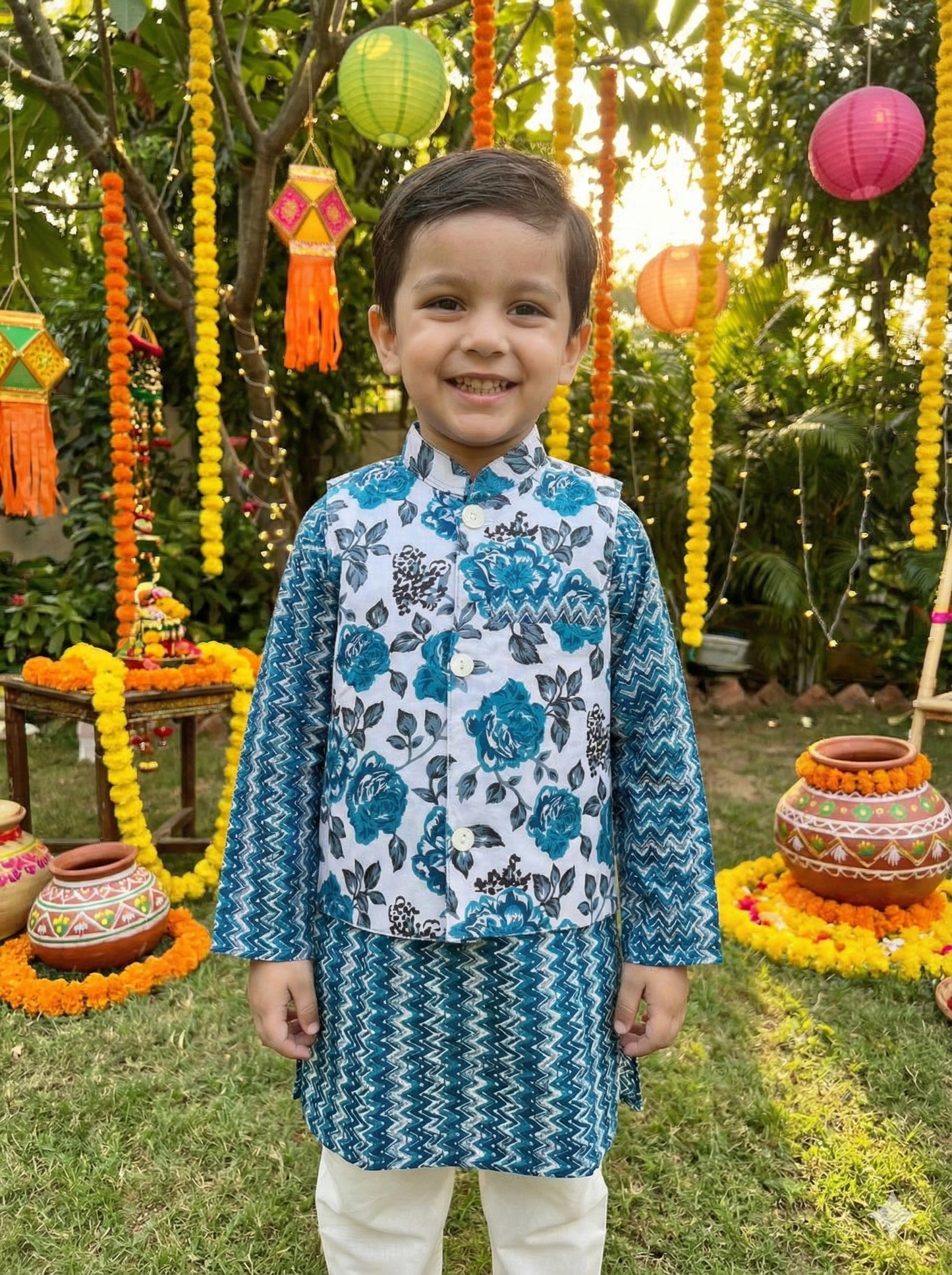 Jacket kurta pajama in wholesale