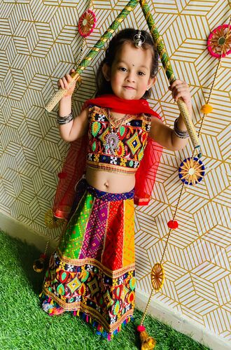 Chaniya choli for girl 1-7Year Pack of 7 in wholesale