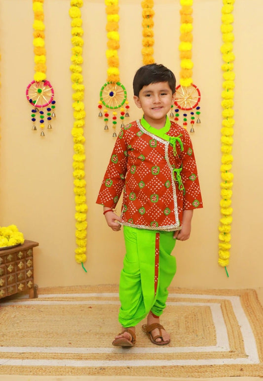 Boy angarkha dhoti ini wholesale